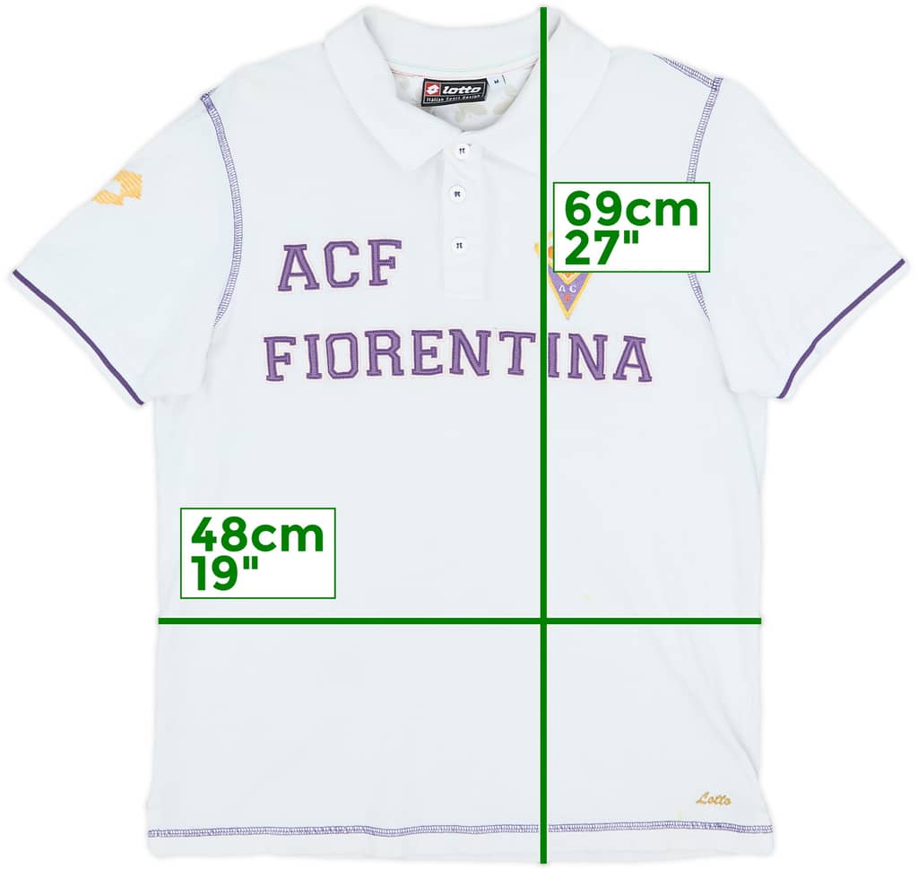 2005-06 Fiorentina Lotto Polo Shirt - 6/10 - (M)