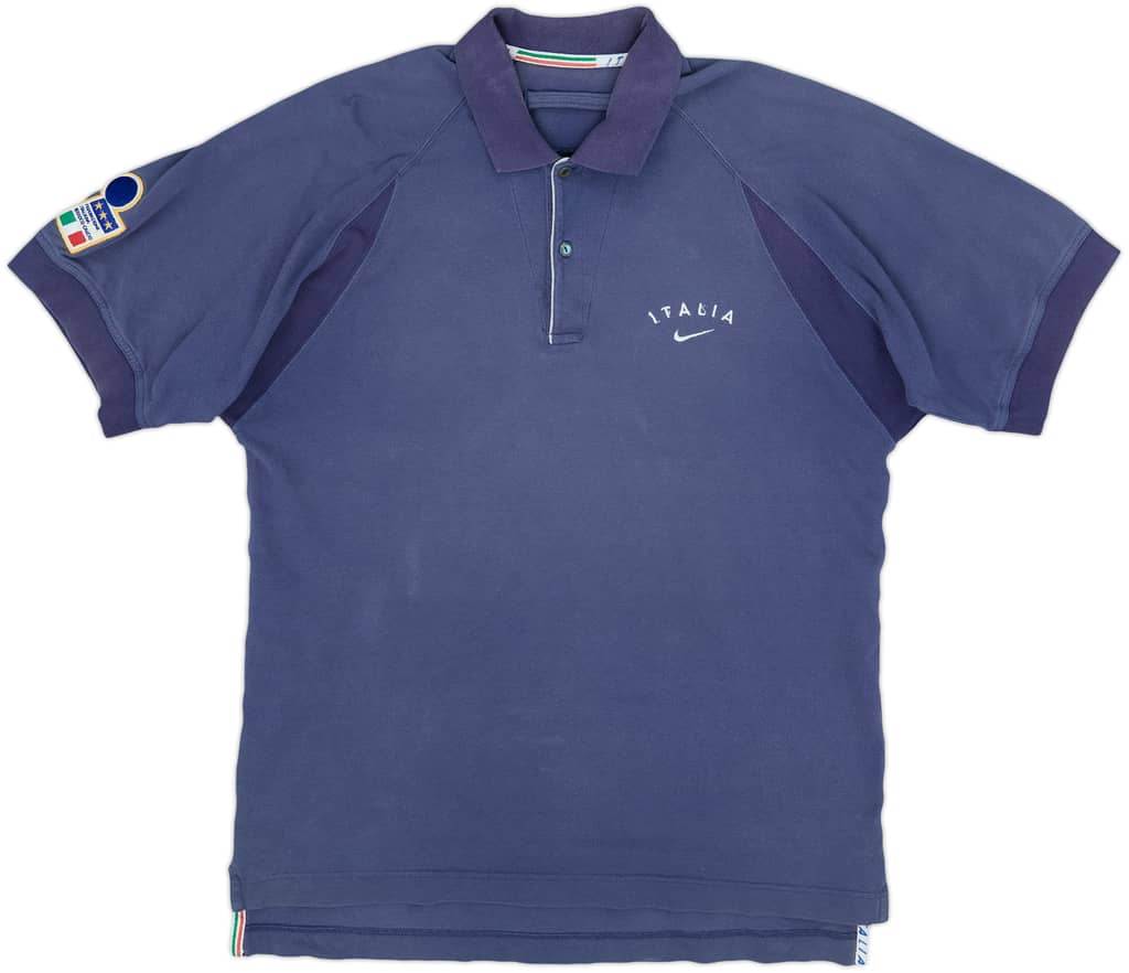 1996-97 Italy Nike Polo Shirt - 8/10 - (L)