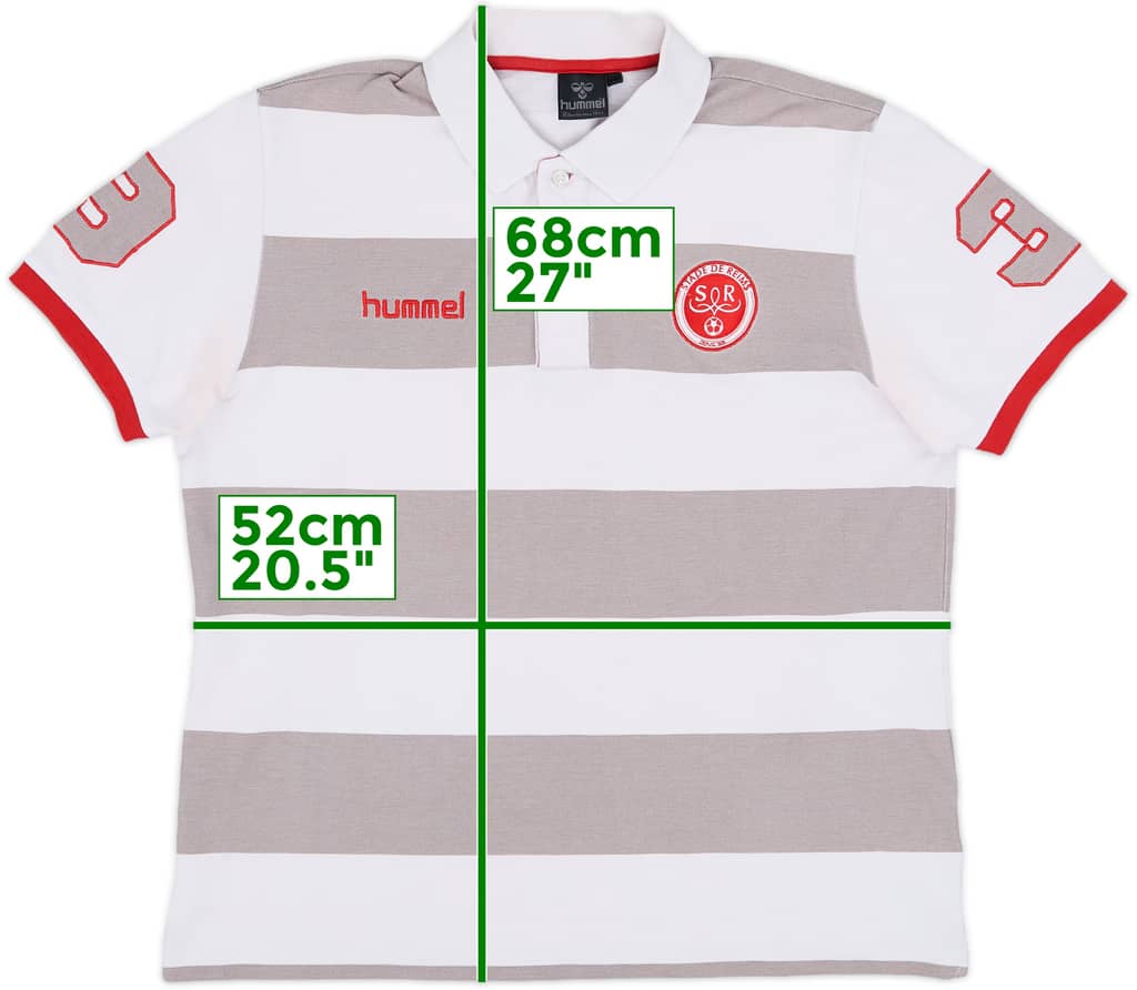 2014-15 Stade Reims Hummel Polo Shirt - 8/10 - (L)