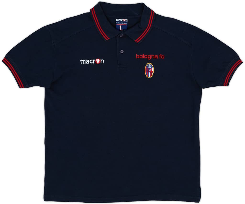 2005-06 Bologna Macron Polo Shirt - 8/10 - (L)