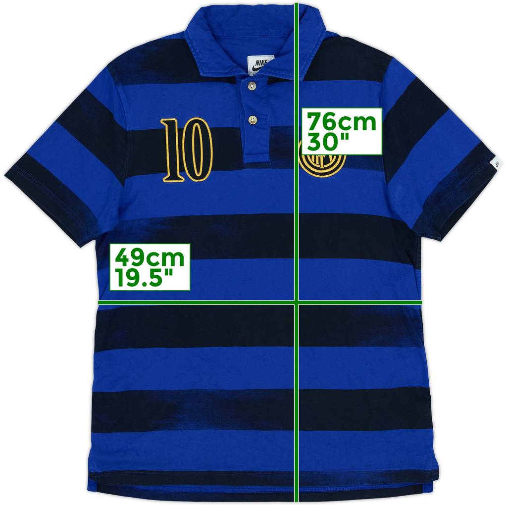 2013-14 Inter Milan Nike Polo Shirt - 8/10 - (M)