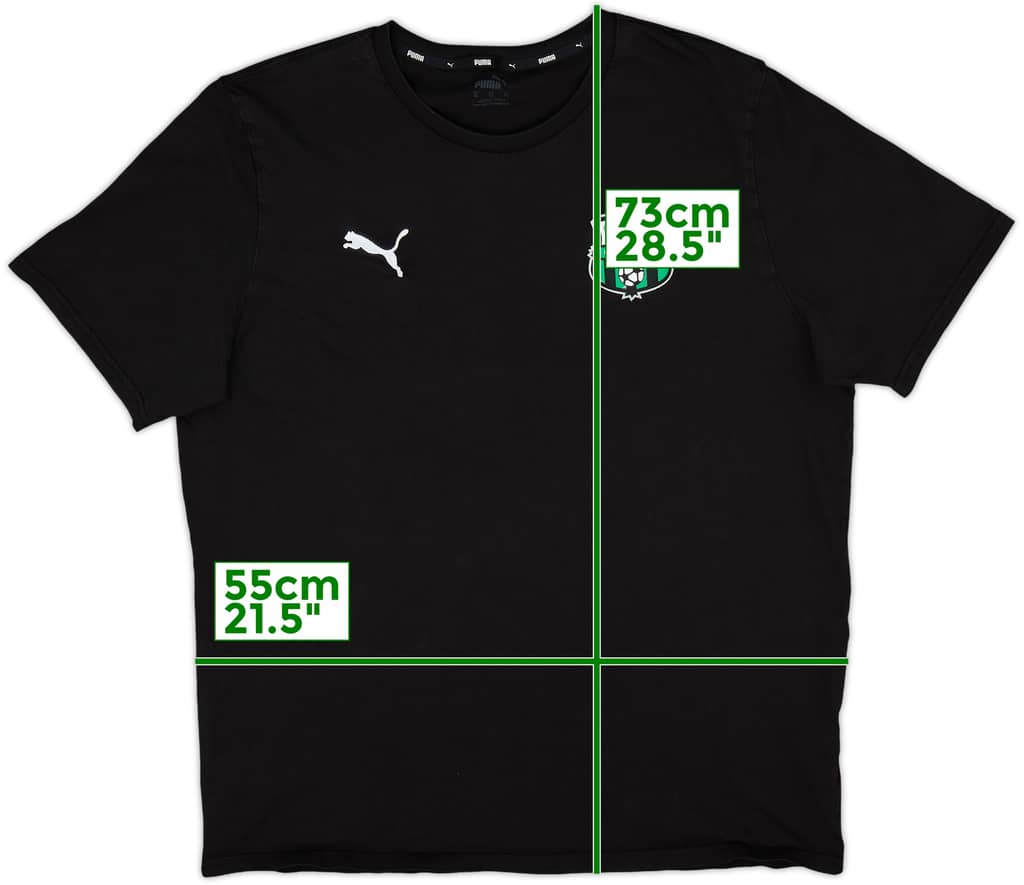 2023-24 Sassuolo Puma Cotton Tee - 5/10 - (XL)