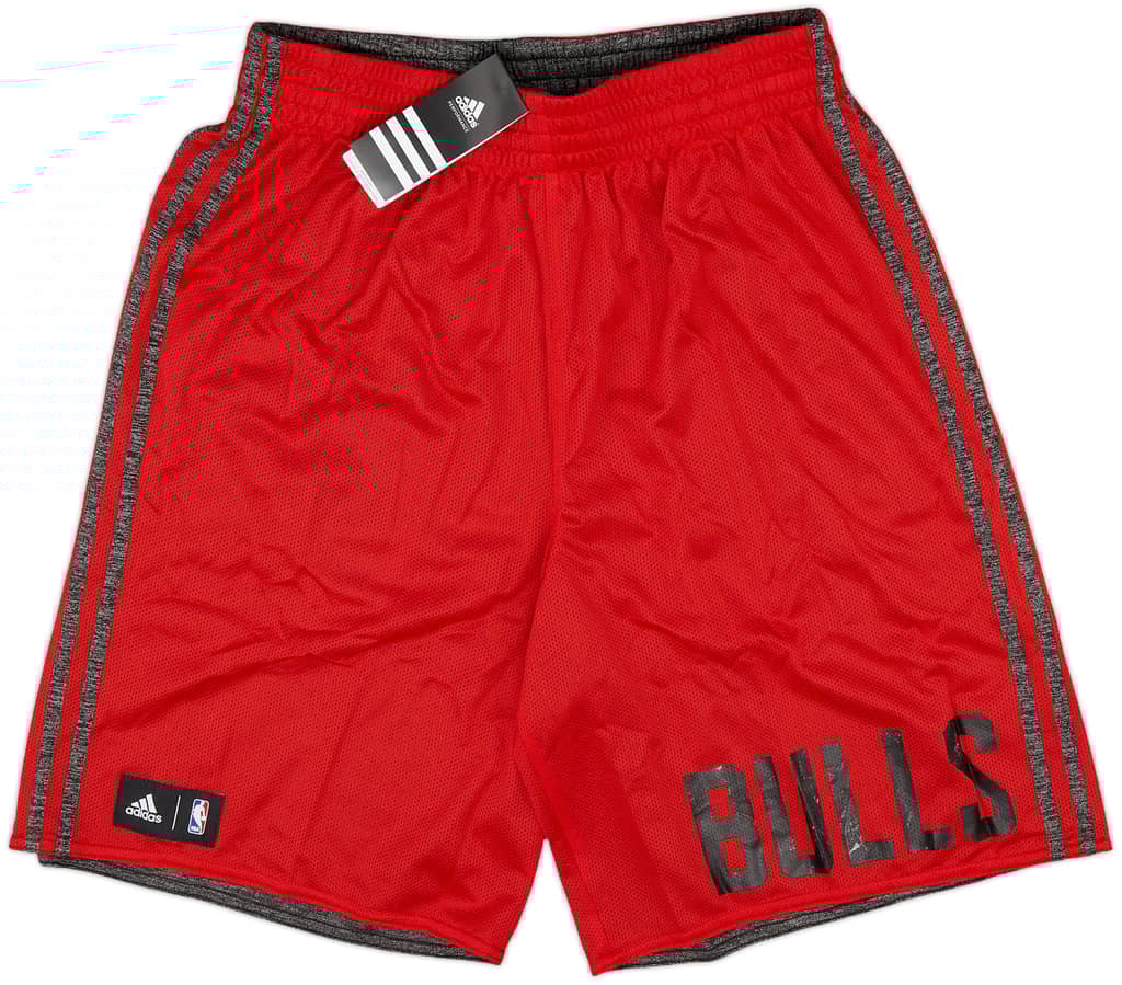 2015-16 Chicago Bulls adidas Reversible Training Shorts (L)