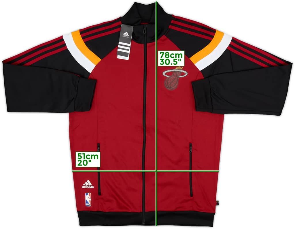 2013-14 Miami Heat adidas Track Jacket (M)