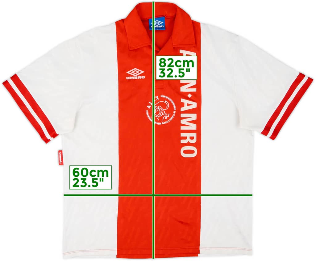 1993-94 Ajax Home Shirt - 9/10 - (XL)