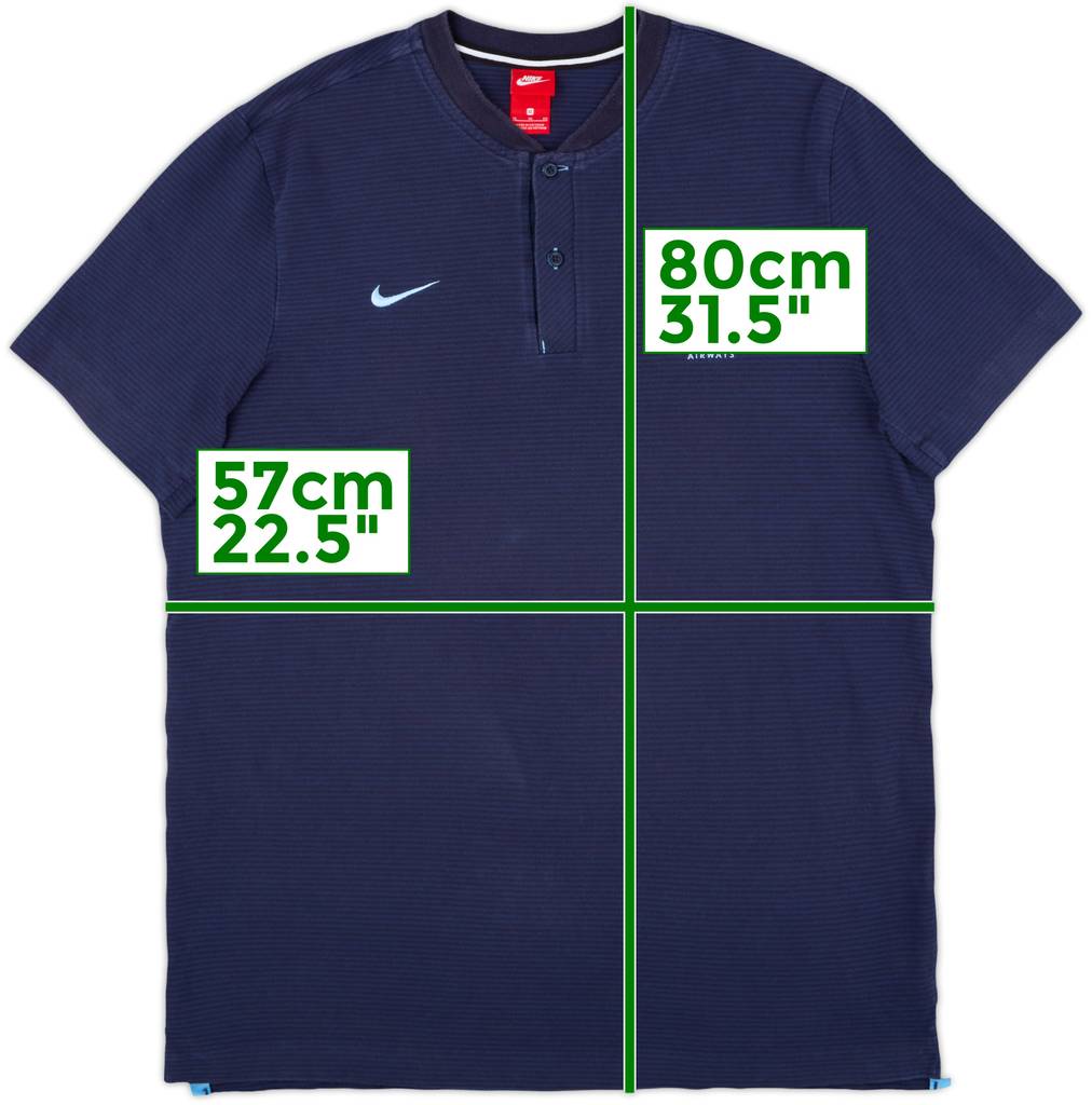 2017-18 Manchester City Nike Polo Shirt - 8/10 - (XL)