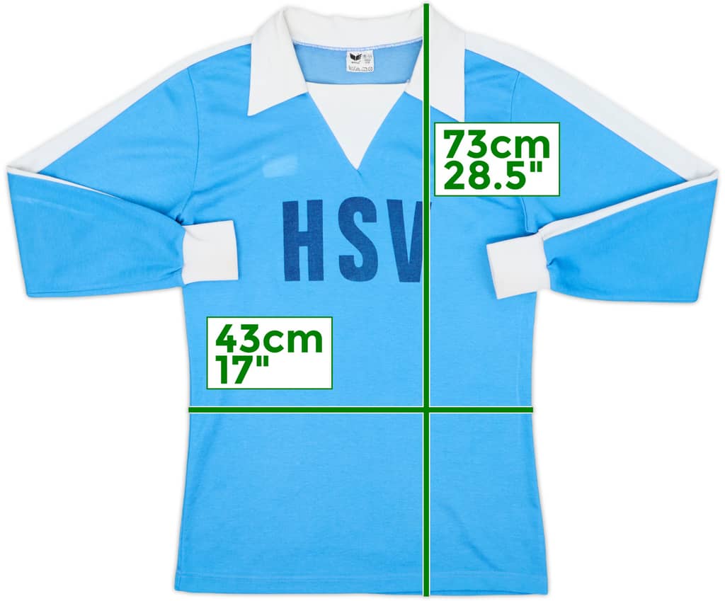 1976-78 Hamburg Away L/S Shirt - 5/10 - (M)