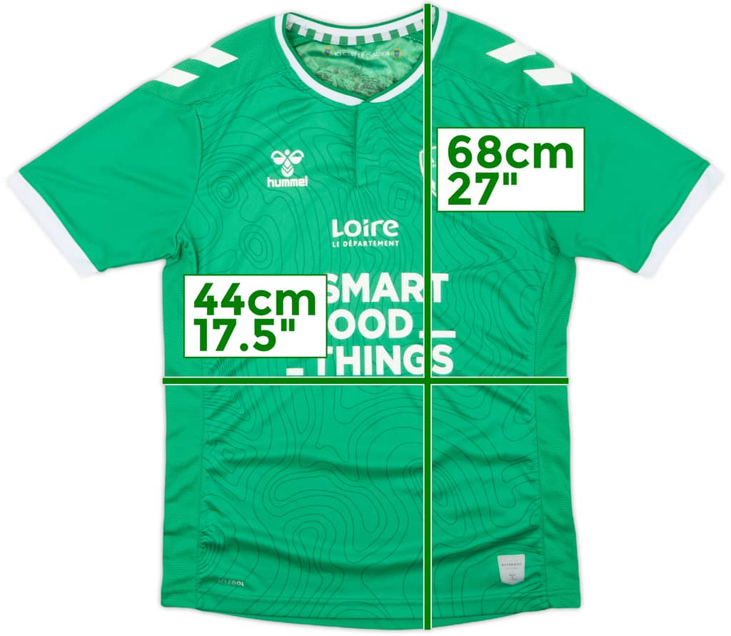 2022-23 Saint Etienne Home Shirt - 8/10 - (S)