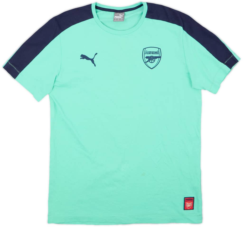 2017-18 Arsenal Puma Cotton Tee - 7/10 - (M)