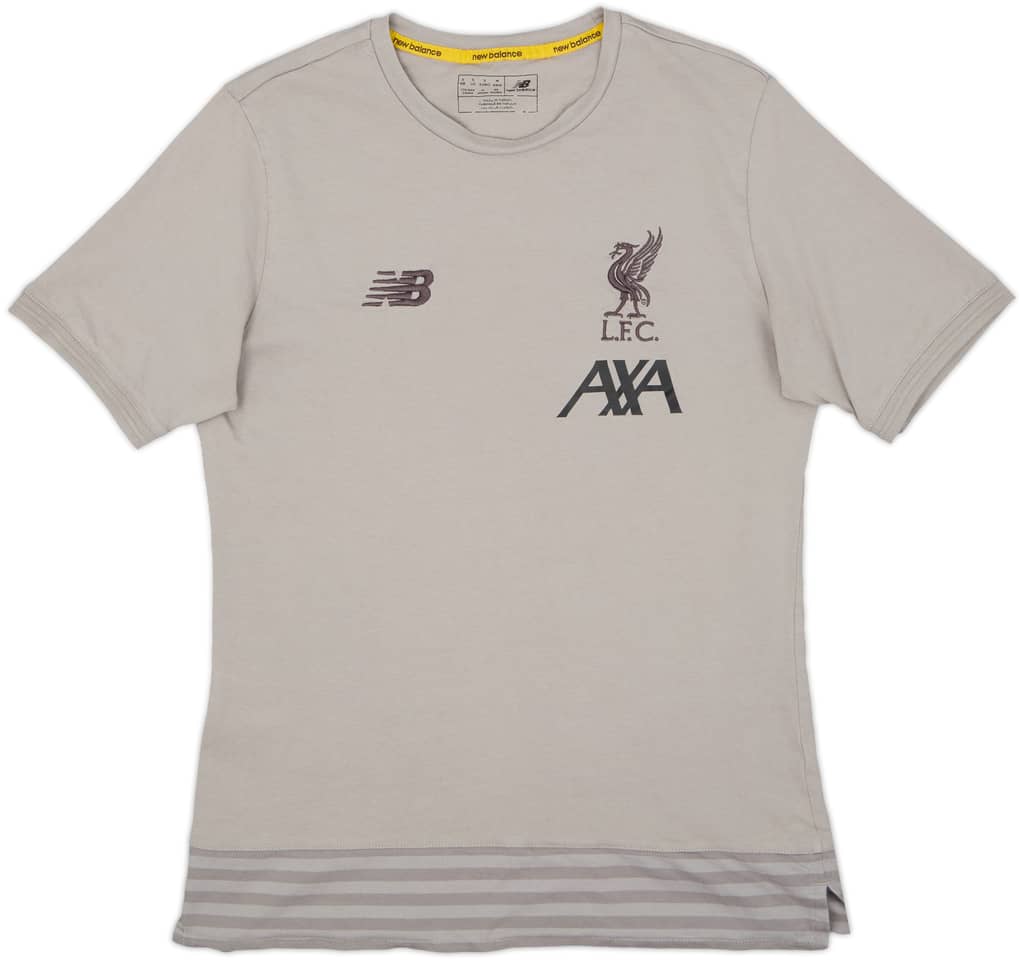 2019-20 Liverpool New Balance Cotton Tee - 8/10 - (S)