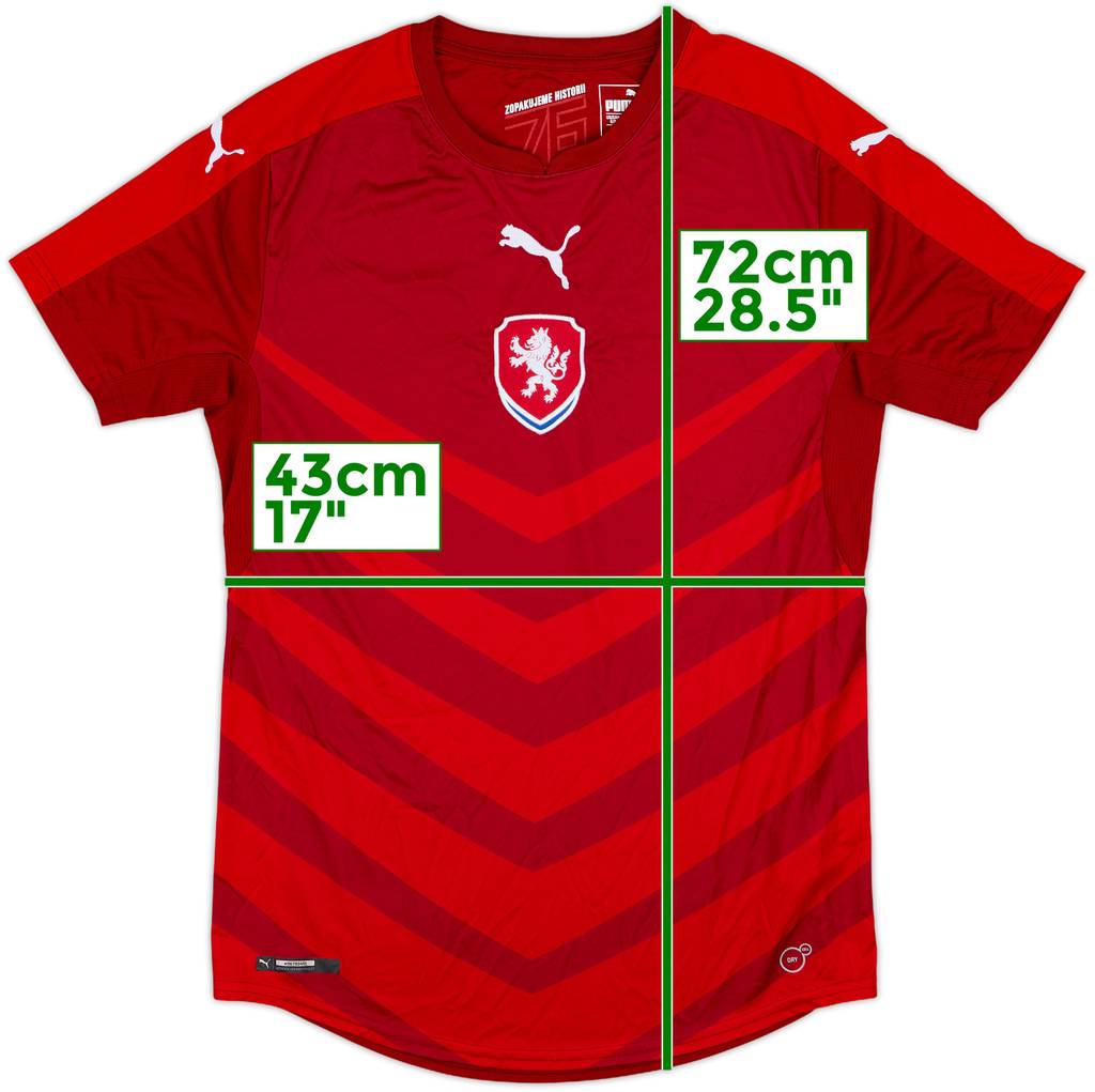 2016-18 Czech Republic Home Shirt - 8/10 - (S)