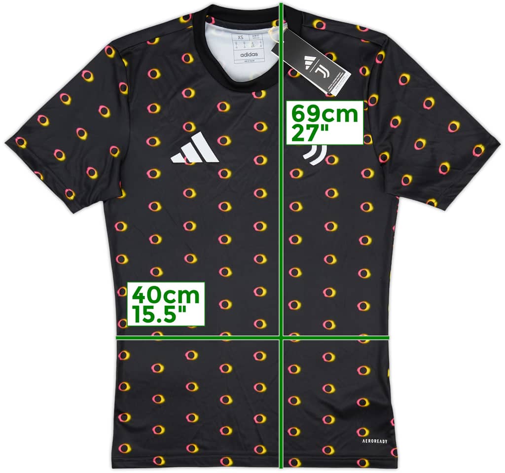 2024-25 Juventus adidas Pre-Match Shirt (XS)