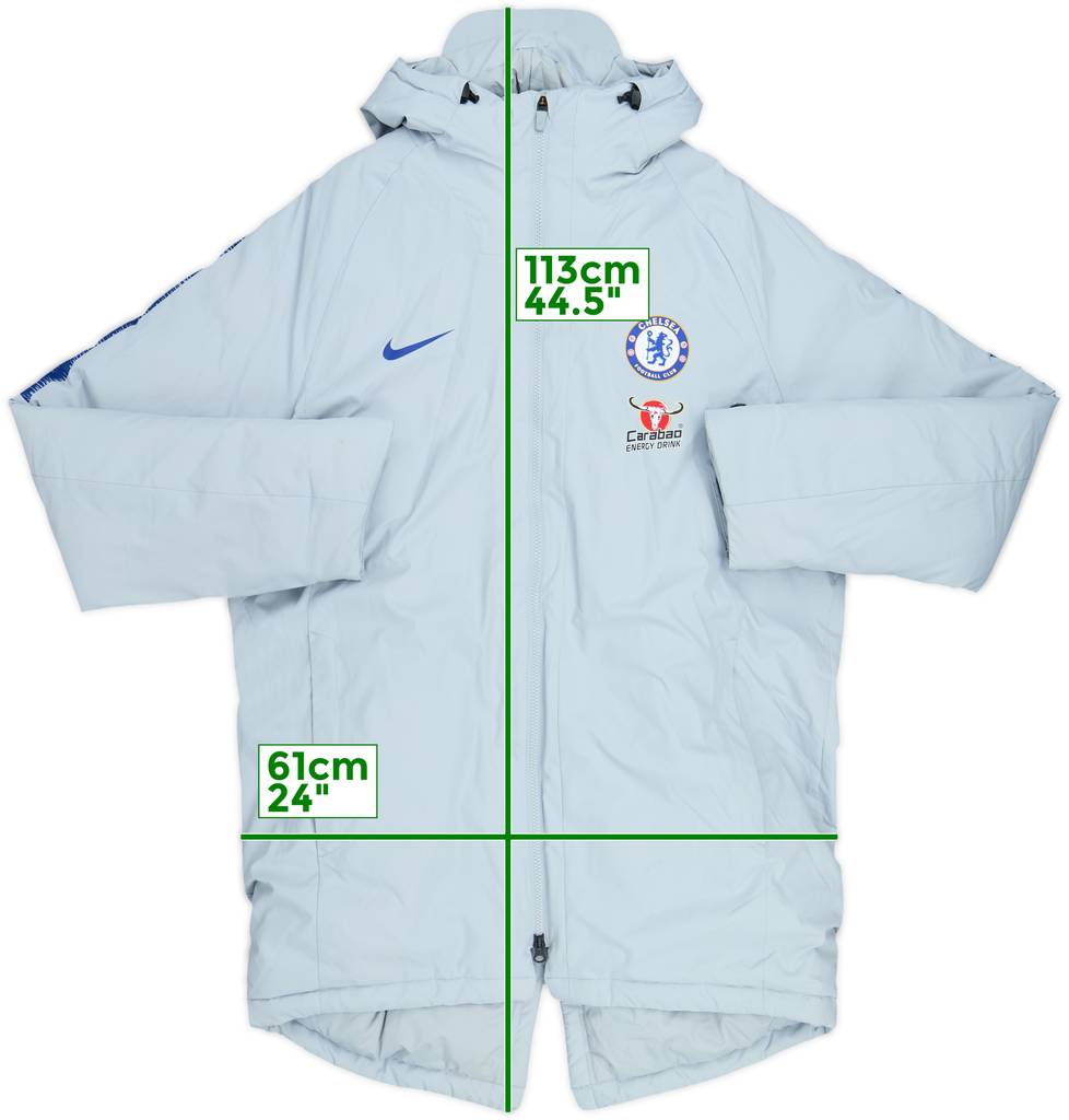 2018-19 Chelsea Nike Padded Bench Coat - 8/10 - (XL)
