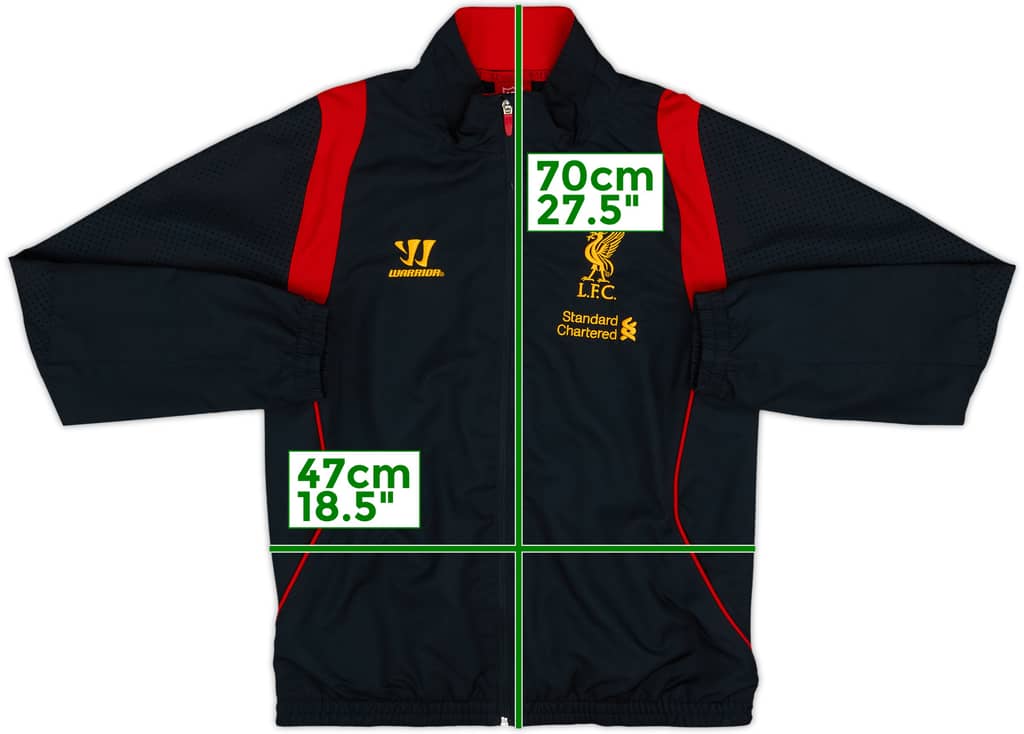 2012-13 Liverpool Warrior Track Jacket - 6/10 - (XL.Boys)