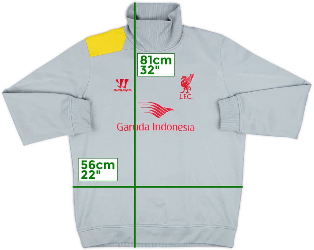 2014-15 Liverpool Warrior Sweat Top - 7/10 - (L)