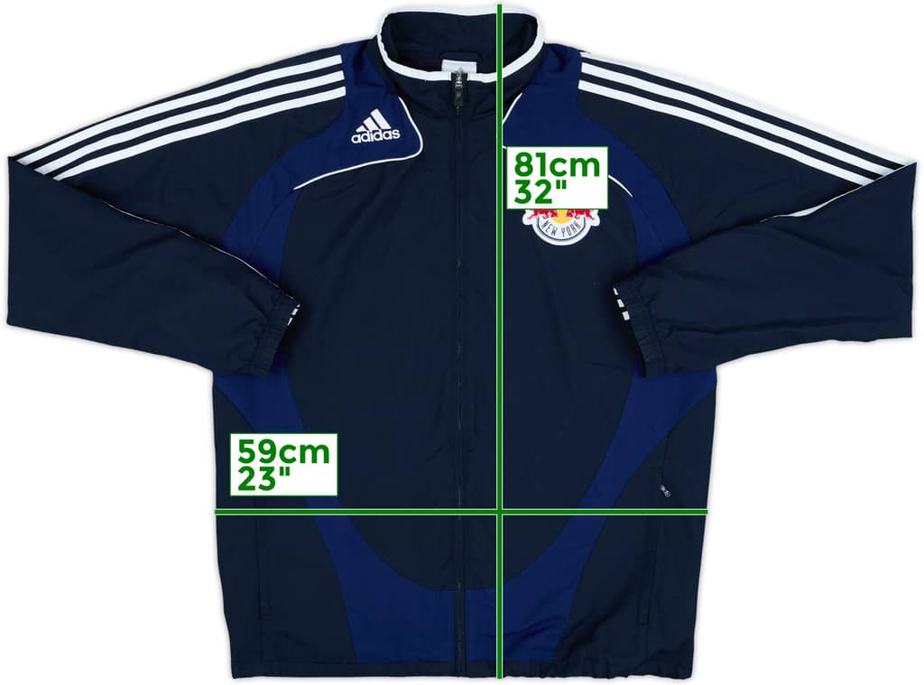 2007-08 New York Red Bulls adidas Track Jacket - 10/10 - (L/XL)