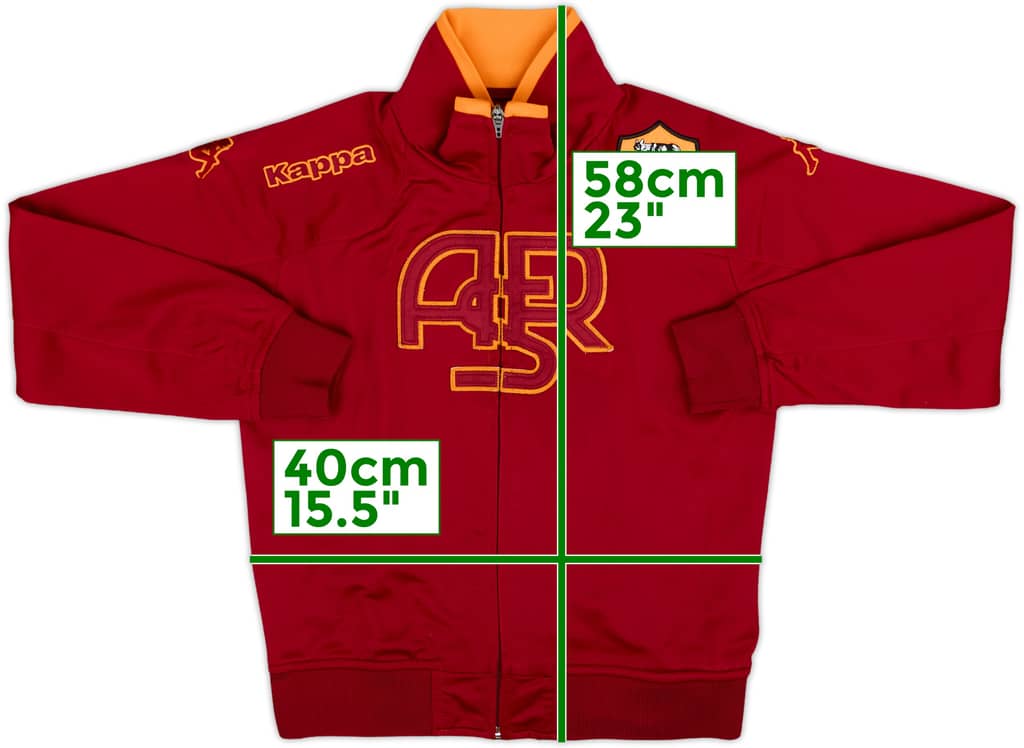 2012-13 Roma Kappa Track Jacket - 7/10 - (S.Boys)