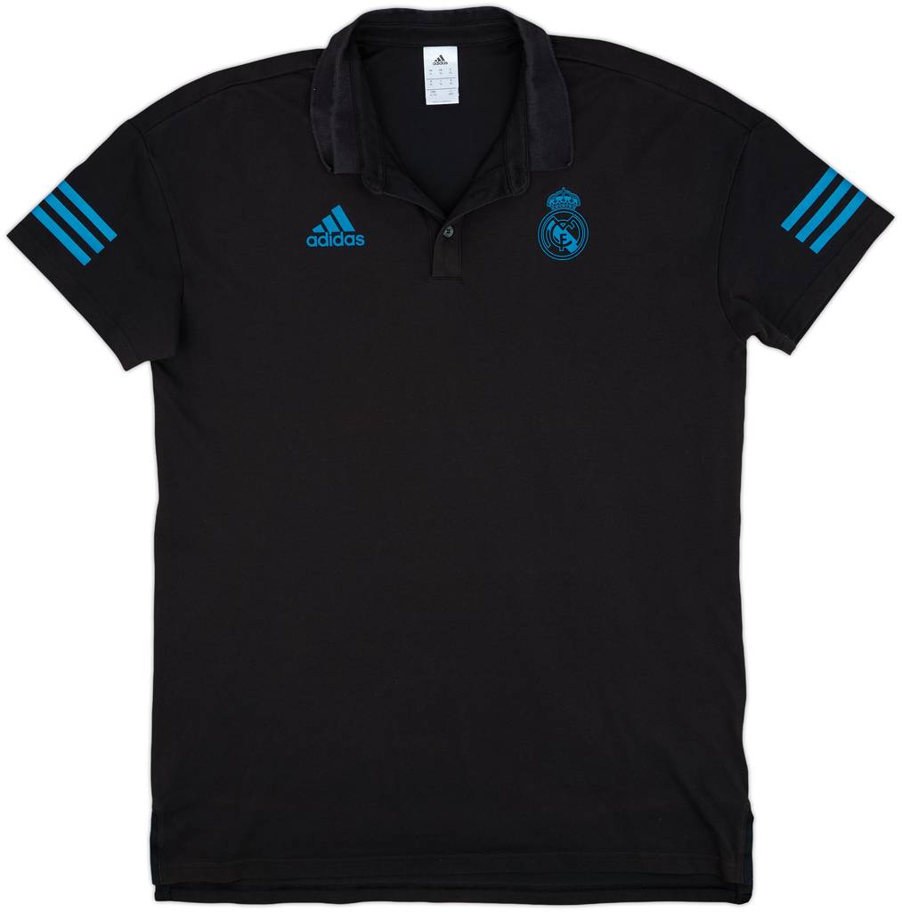 2017-18 Real Madrid adidas CL Polo Shirt - 9/10 - (XL)