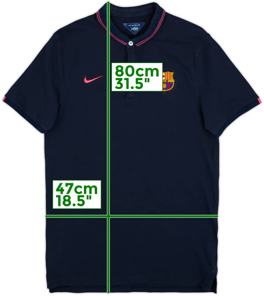 2014-15 Barcelona Nike Polo Shirt - 8/10 - (M)