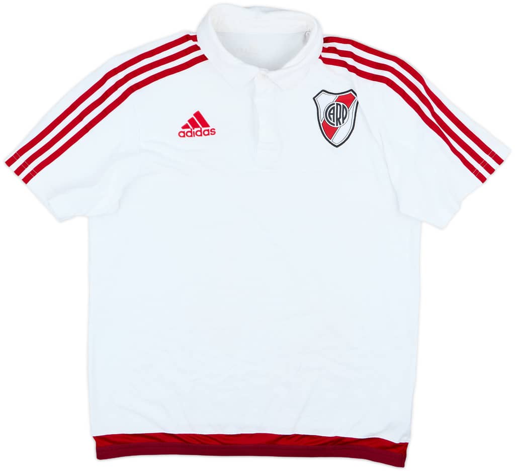 2017-18 River Plate adidas Polo Shirt - 7/10 - (M)