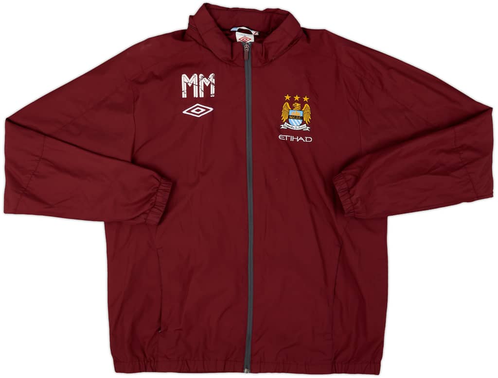 2012-13 Manchester City Umbro Staff Issue Hooded Rain Jacket MM - 6/10 - (L)
