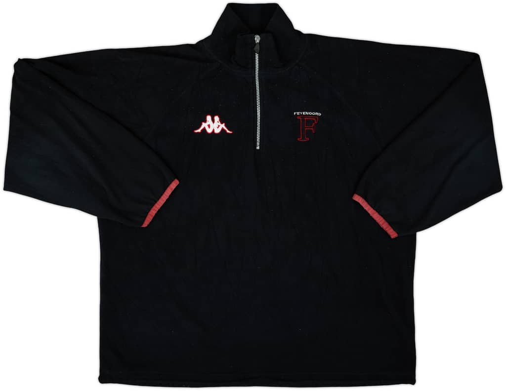 2003-04Feyenoord Kappa 1/4 Zip Fleece Top - 6/10 - (XL)