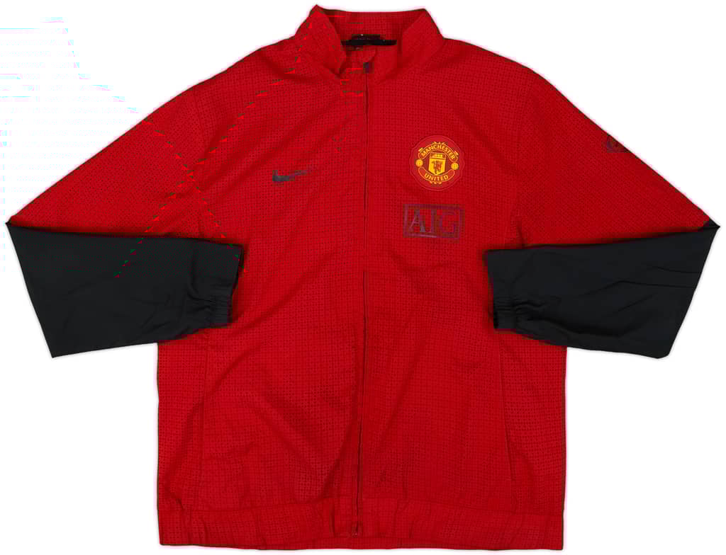 2009-10 Manchester United Nike Track Jacket - 8/10 - (L)