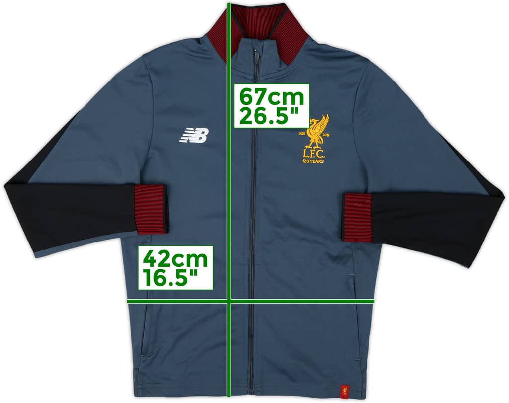 2017-18 Liverpool New Balance Track Jacket - 10/10 - (XL.Boys)