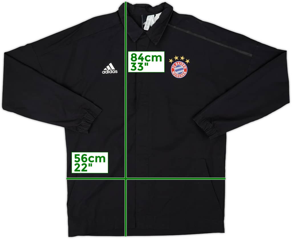 2017-18 Bayern Munich adidas Track Jacket - 9/10 - (M)