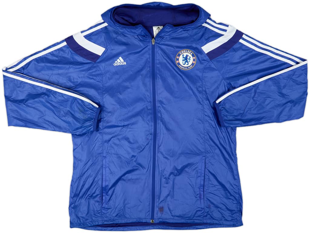 2014-15 Chelsea adidas Hooded Track Jacket - 6/10 - (XL)