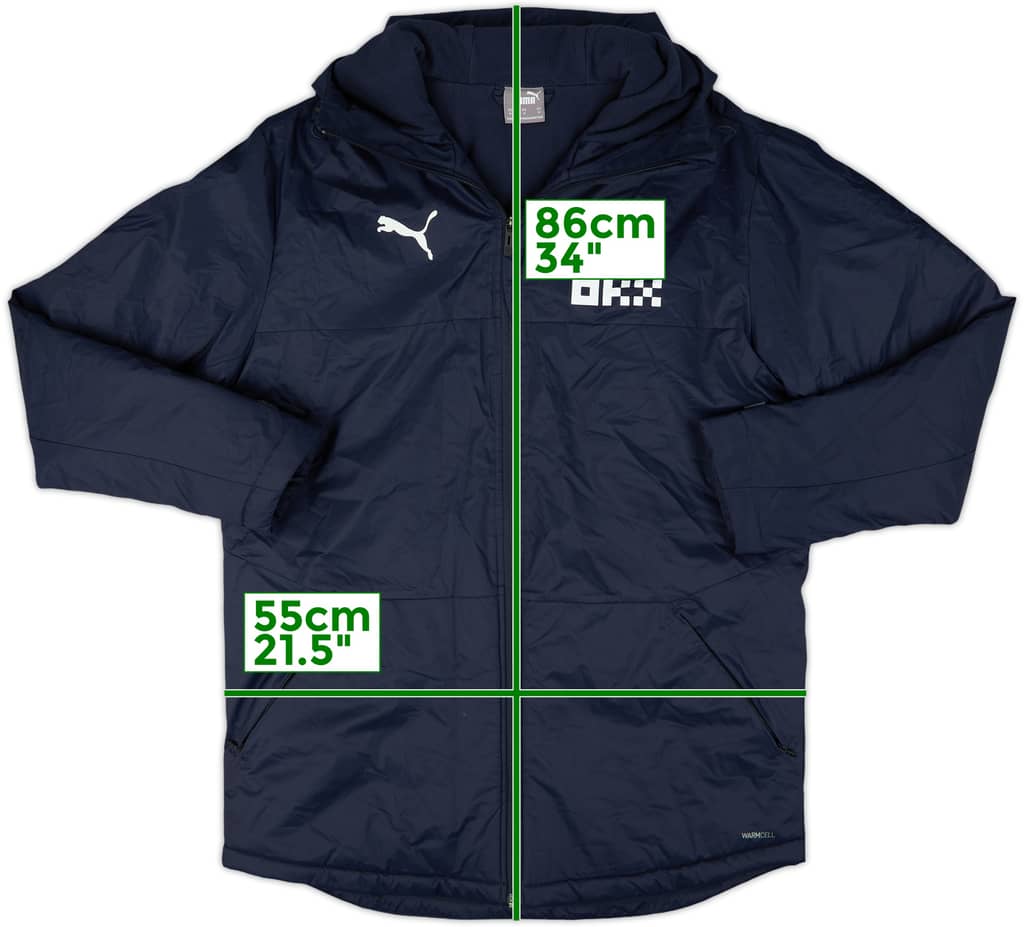 2022-23 Manchester City Puma Padded Bench Coat - 8/10 - (M)