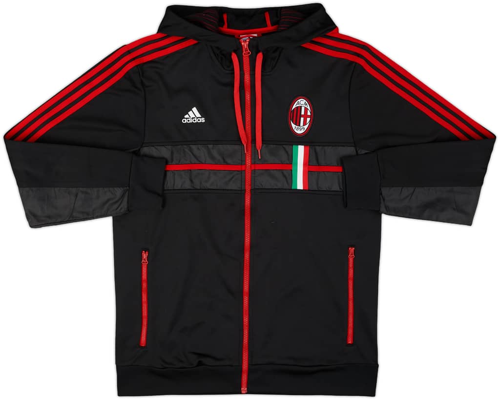 2012-13 AC Milan adidas Hooded Track Jacket - 10/10 - (M)
