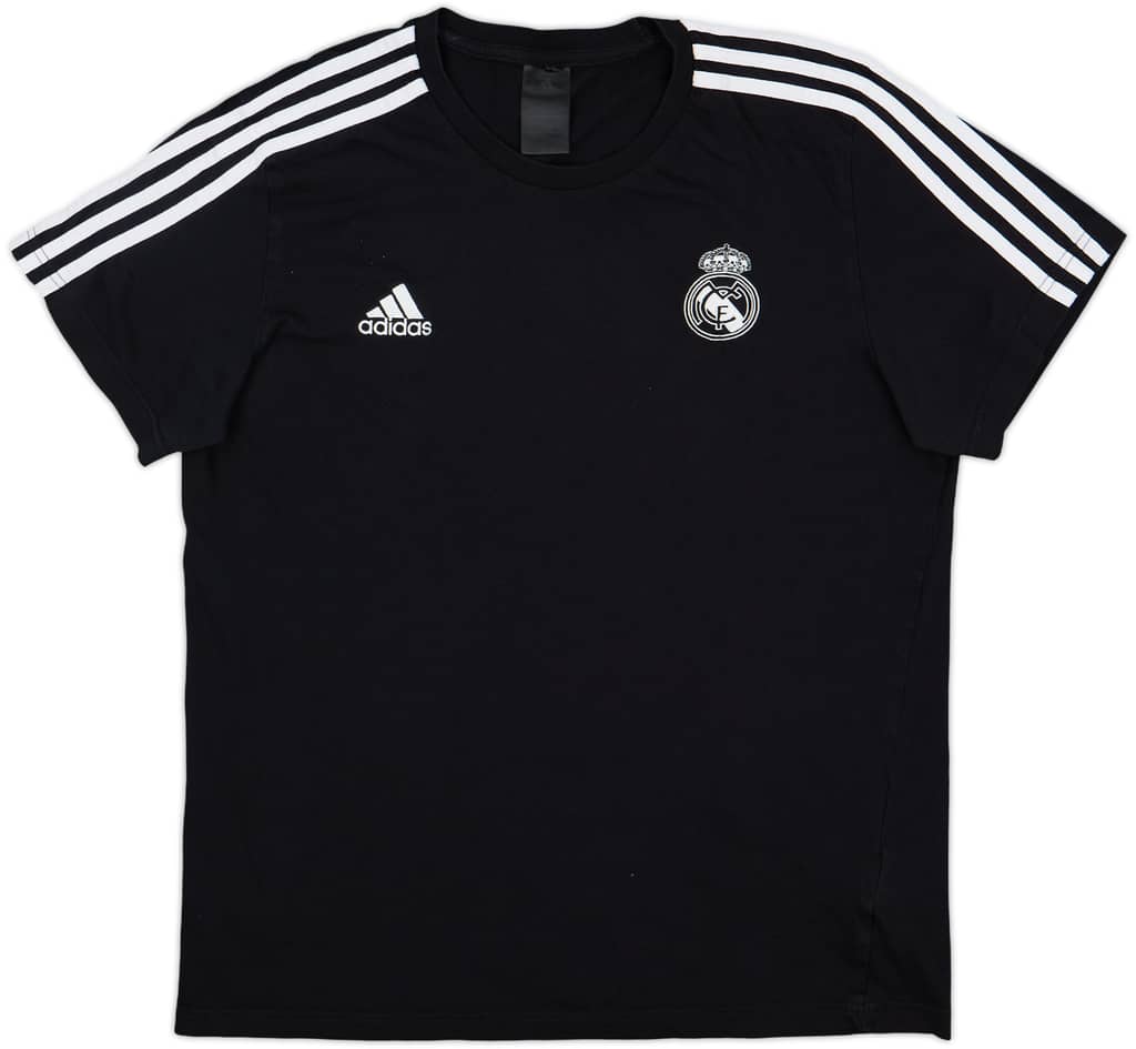 2018-19 Real Madrid adidas Cotton Tee - 8/10 - (L)