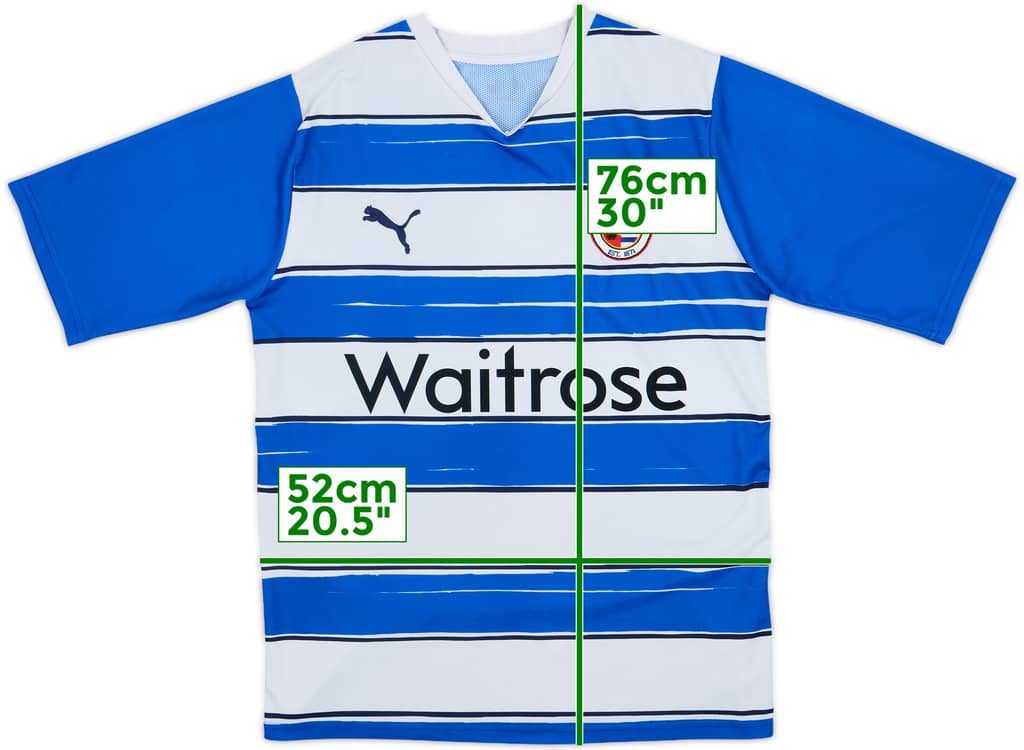 2010-11 Reading Home Shirt - 5/10 - (L)