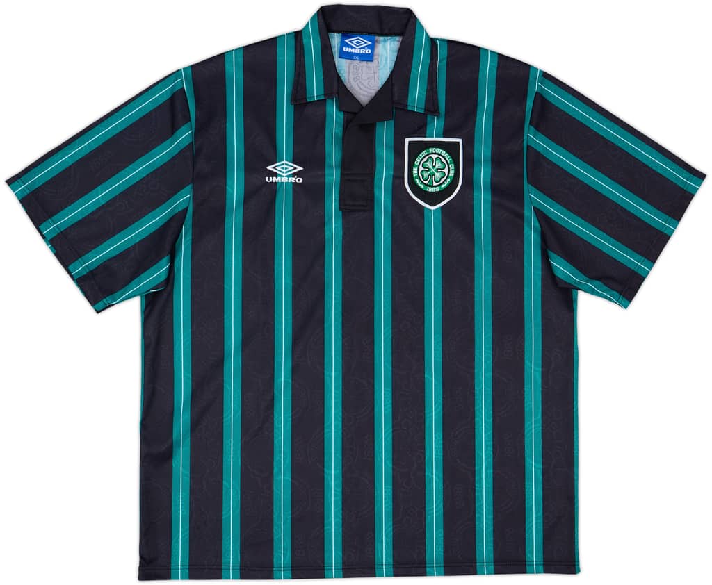1992-93 Celtic Away Shirt - 9/10 - (XXL)