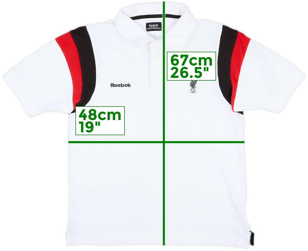 2001-02 Liverpool Reebok Polo Shirt - 8/10 - (M)