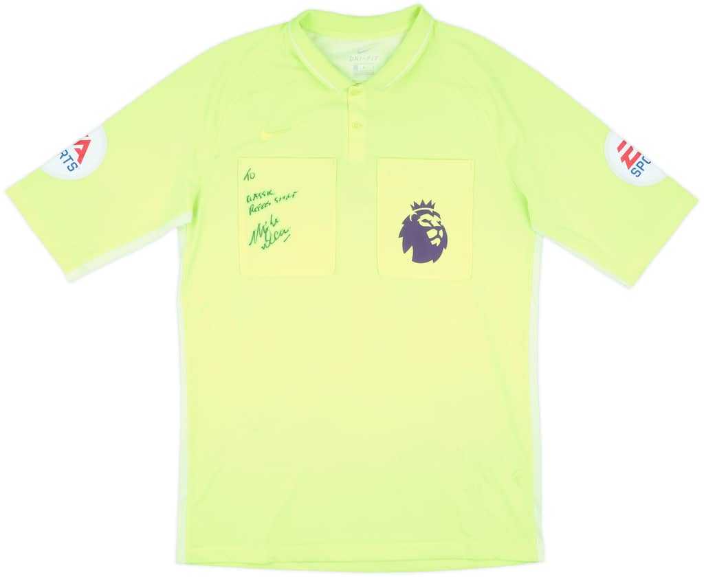 2019-20 Premier League Referee Issue Signed Shirt