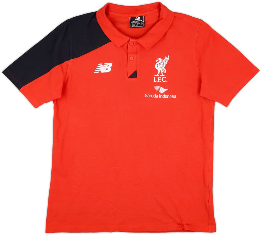 2015-16 Liverpool New Balance Polo Shirt - 8/10 - (M)