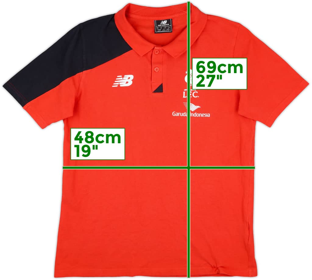 2015-16 Liverpool New Balance Polo Shirt - 8/10 - (M)