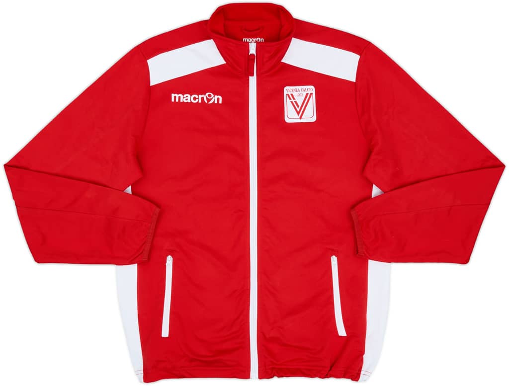 2014-15 Chaqueta de chándal Macron del Vicenza - 9/10 - (M)
