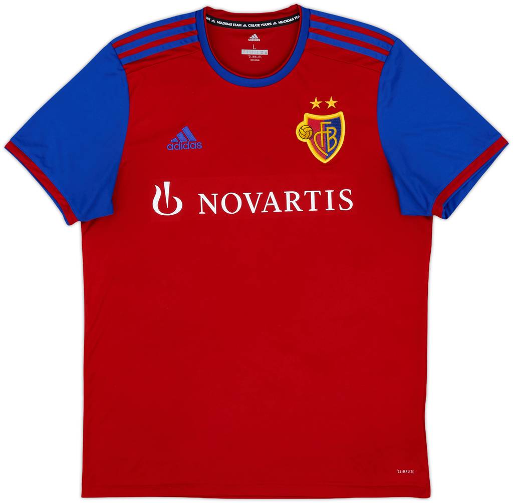 2019-20 FC Basel Home Shirt - 8/10 - (L)