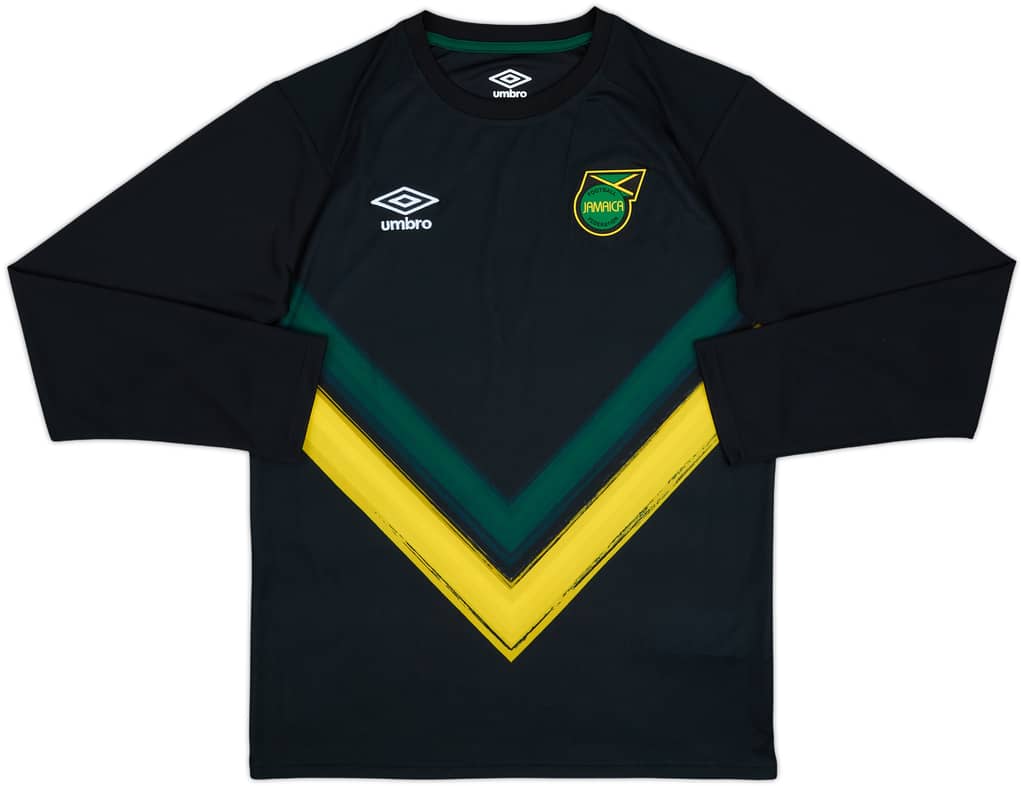 2021-22 Jamaica Umbro Training L/S Shirt - 8/10 - (M)