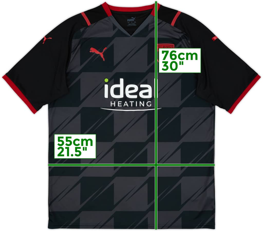 2021-22 West Brom Away Shirt - 9/10 - (XL)