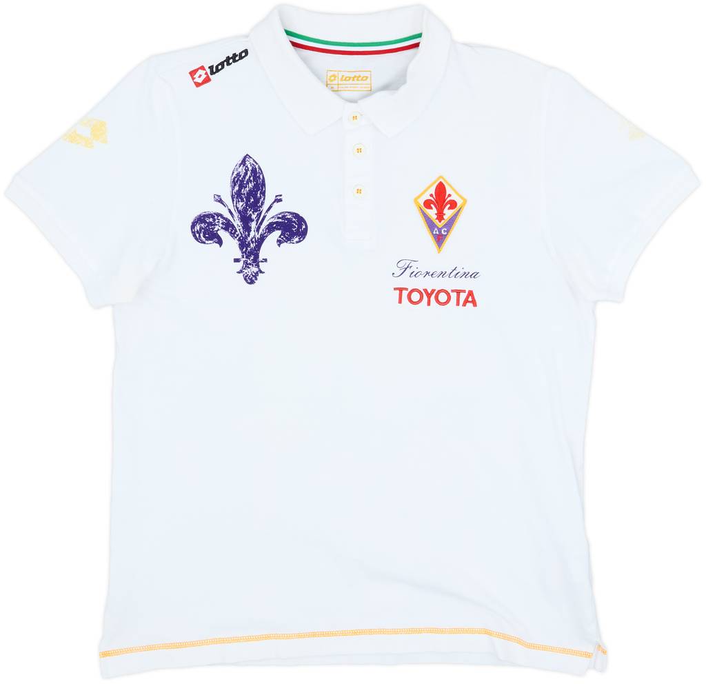 2008-09 Fiorentina Lotto Polo Shirt - 6/10 - (M)