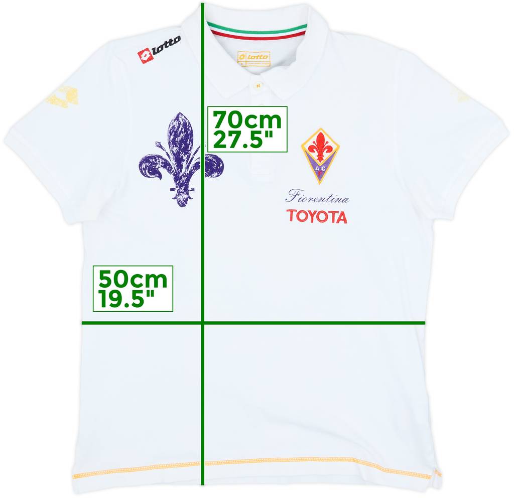 2008-09 Fiorentina Lotto Polo Shirt - 6/10 - (M)