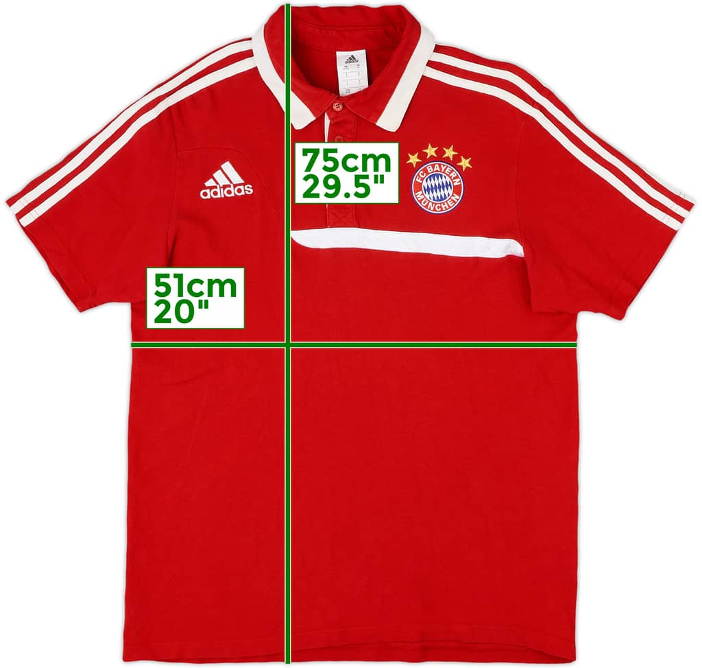 2013-14 Bayern Munich adidas Polo Shirt - 8/10 - (M)