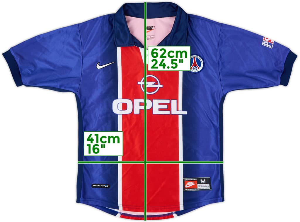 1998-99 Paris Saint-Germain Home Shirt - 8/10 - (M.Boys)