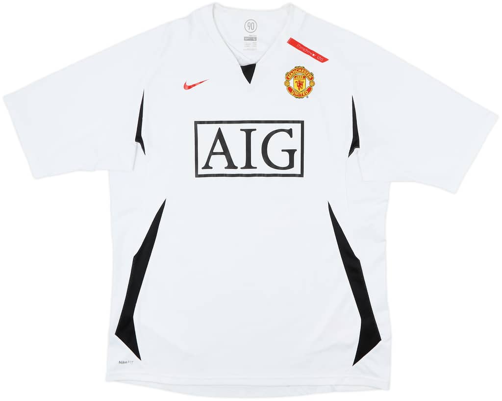 2007-08 Manchester United Nike Training Shirt - 5/10 - (L)