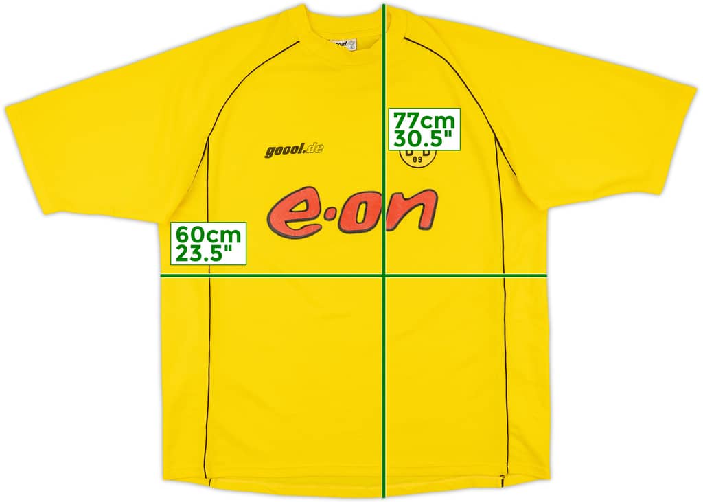 2001-02 Borussia Dortmund European Home Shirt - 8/10 - (L)