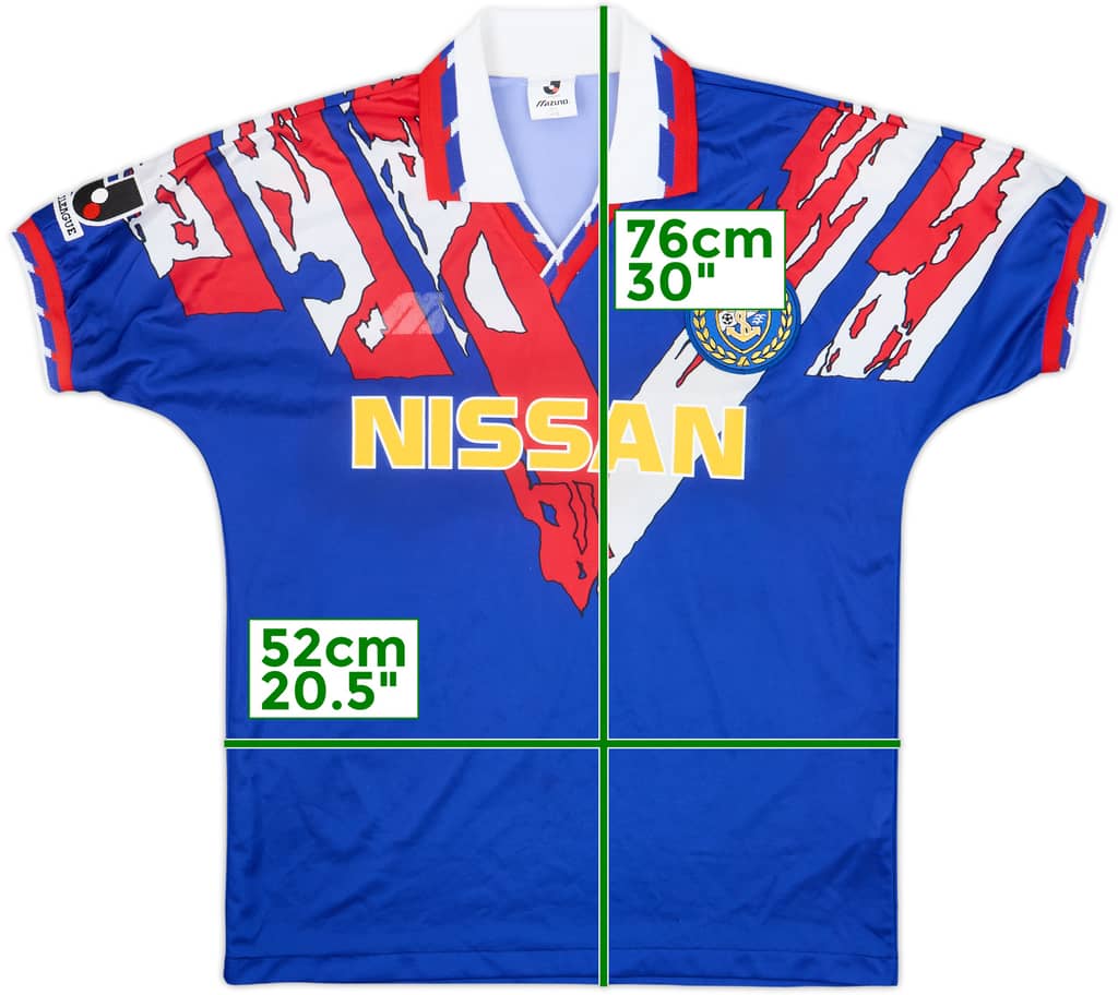 1993-94 Yokohama Marinos Home Shirt - 5/10 - (M)